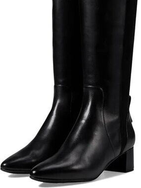 Cole Haan Women’s The Go-To Tall Boot – Block Heel Knee-High Leather Boots